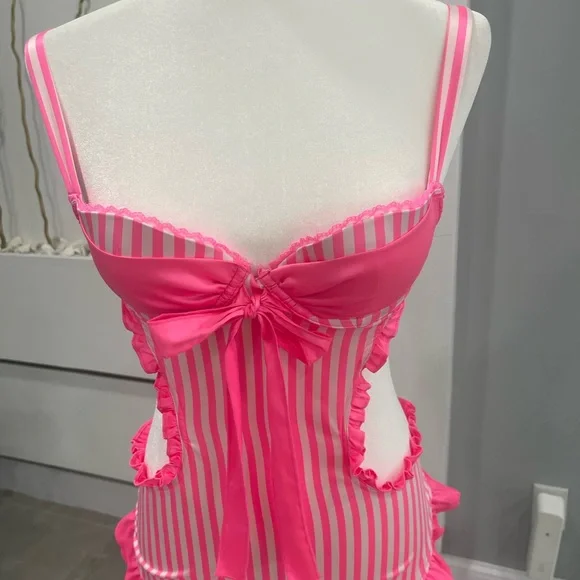Victoria's Secret Pink Chemise with Ruffled Trim - Picture 3 of 6